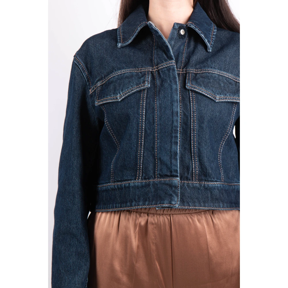 SPORTMAX Midnight Blue Jas Blue Dames