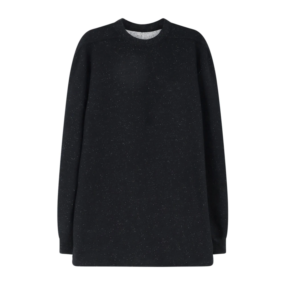 Rick Owens Black Crewneck Jumper - Male - Round-Neck Knitwear - L - Knitwear