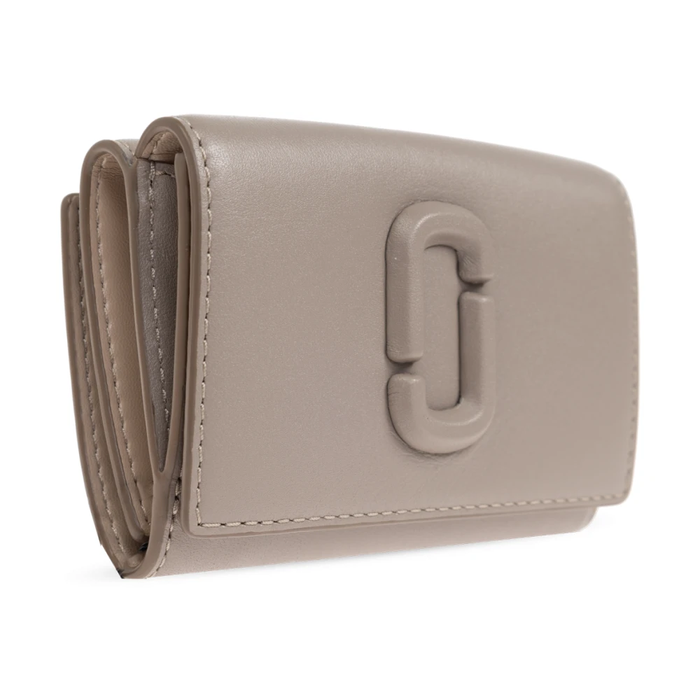 Marc Jacobs Portemonnee The Marc Mini Gray Dames