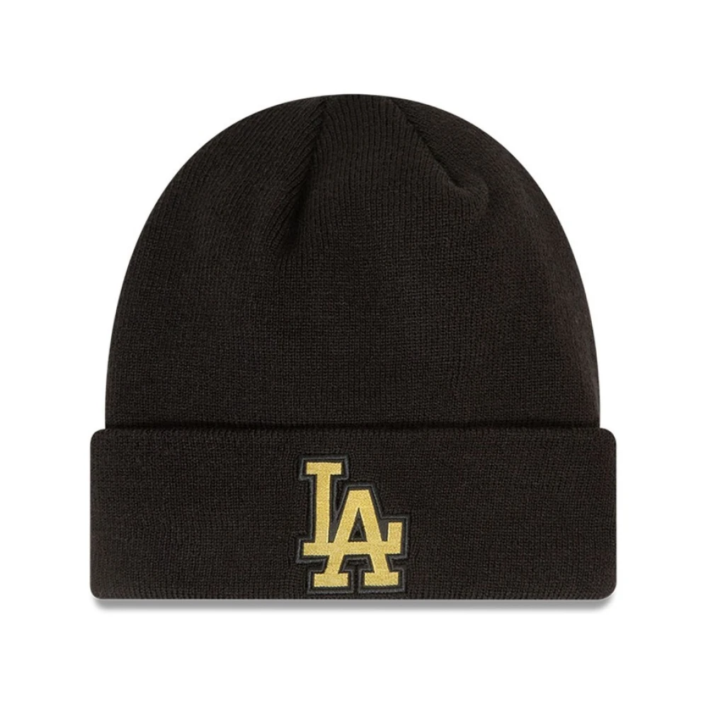 new era Metallic Badge Beanie Losdod Black Unisex