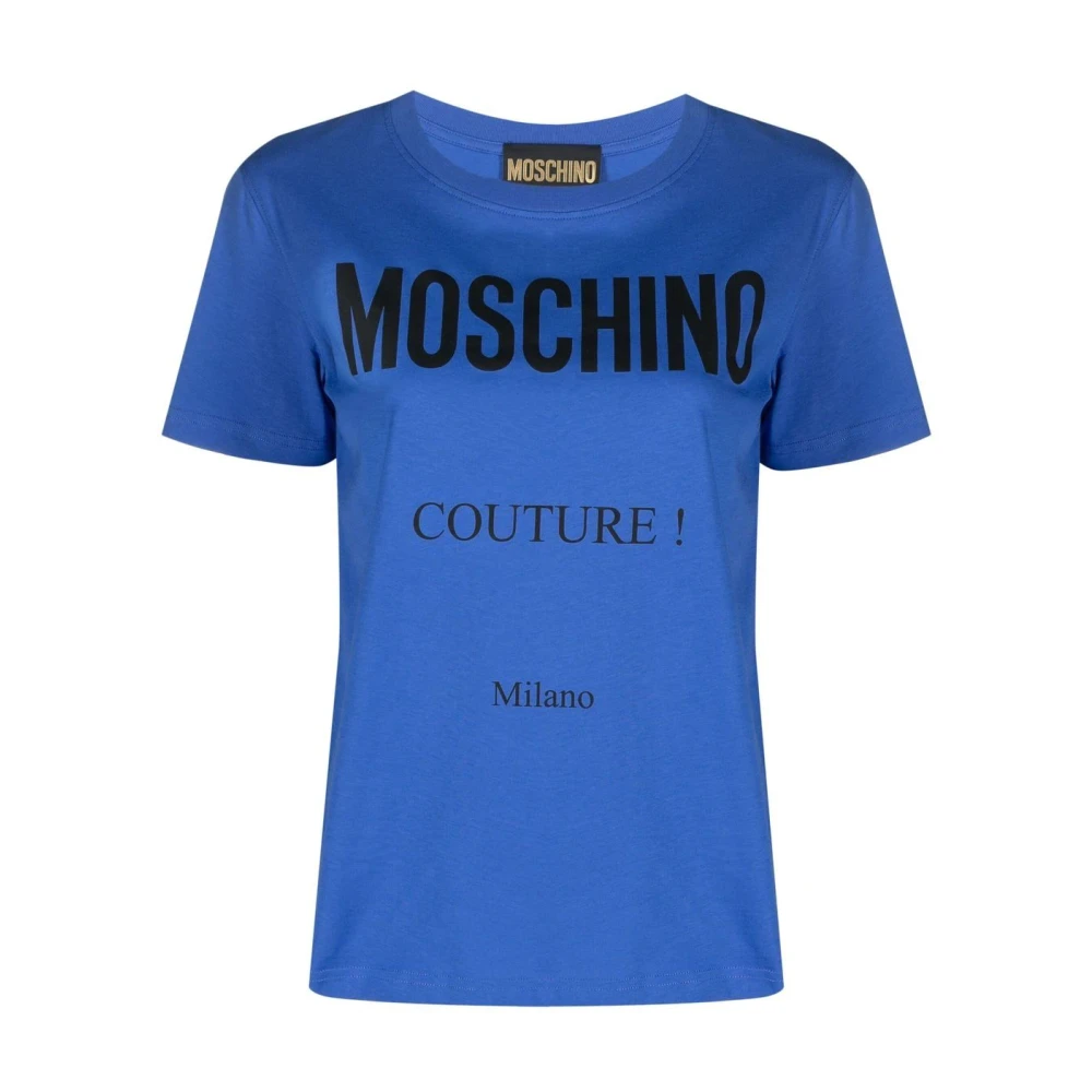 Moschino Blauwe T-shirt en Polo Combo voor Vrouwen Blue Dames