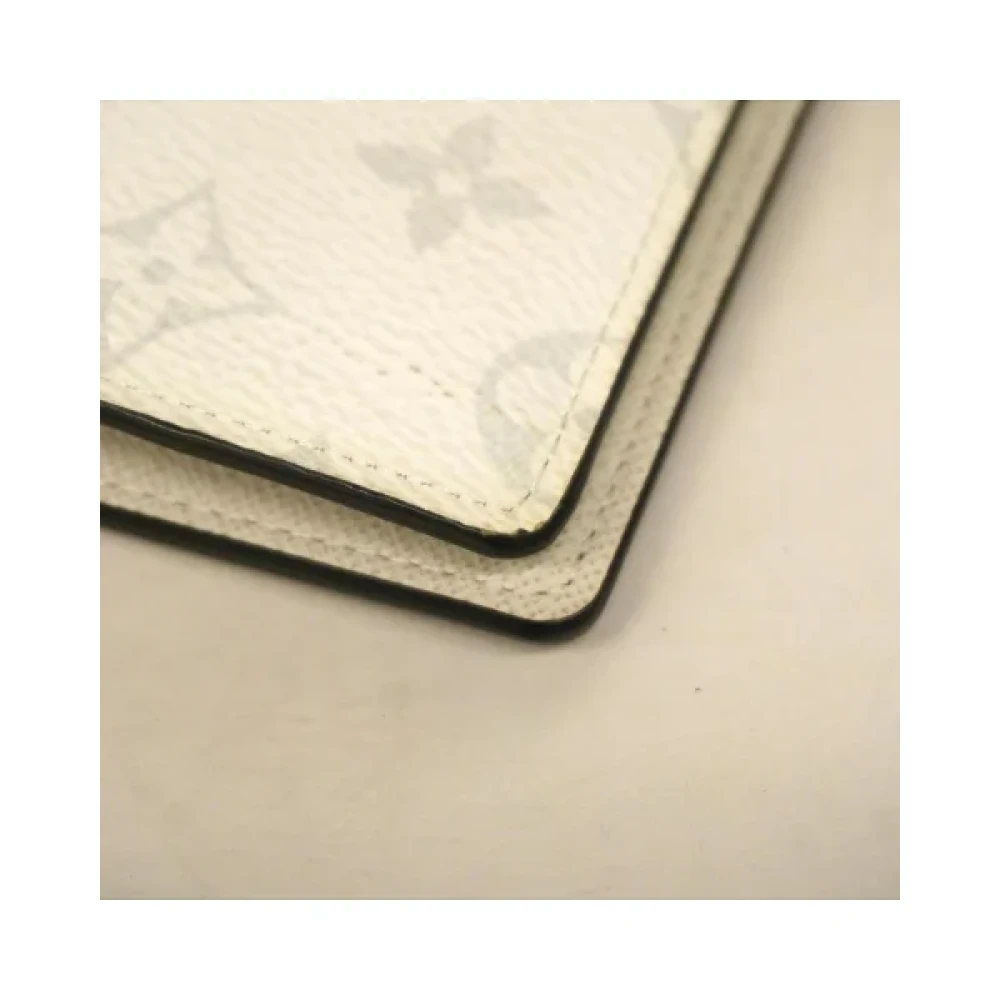 Louis Vuitton Vintage Pre-owned Leather wallets White Dames