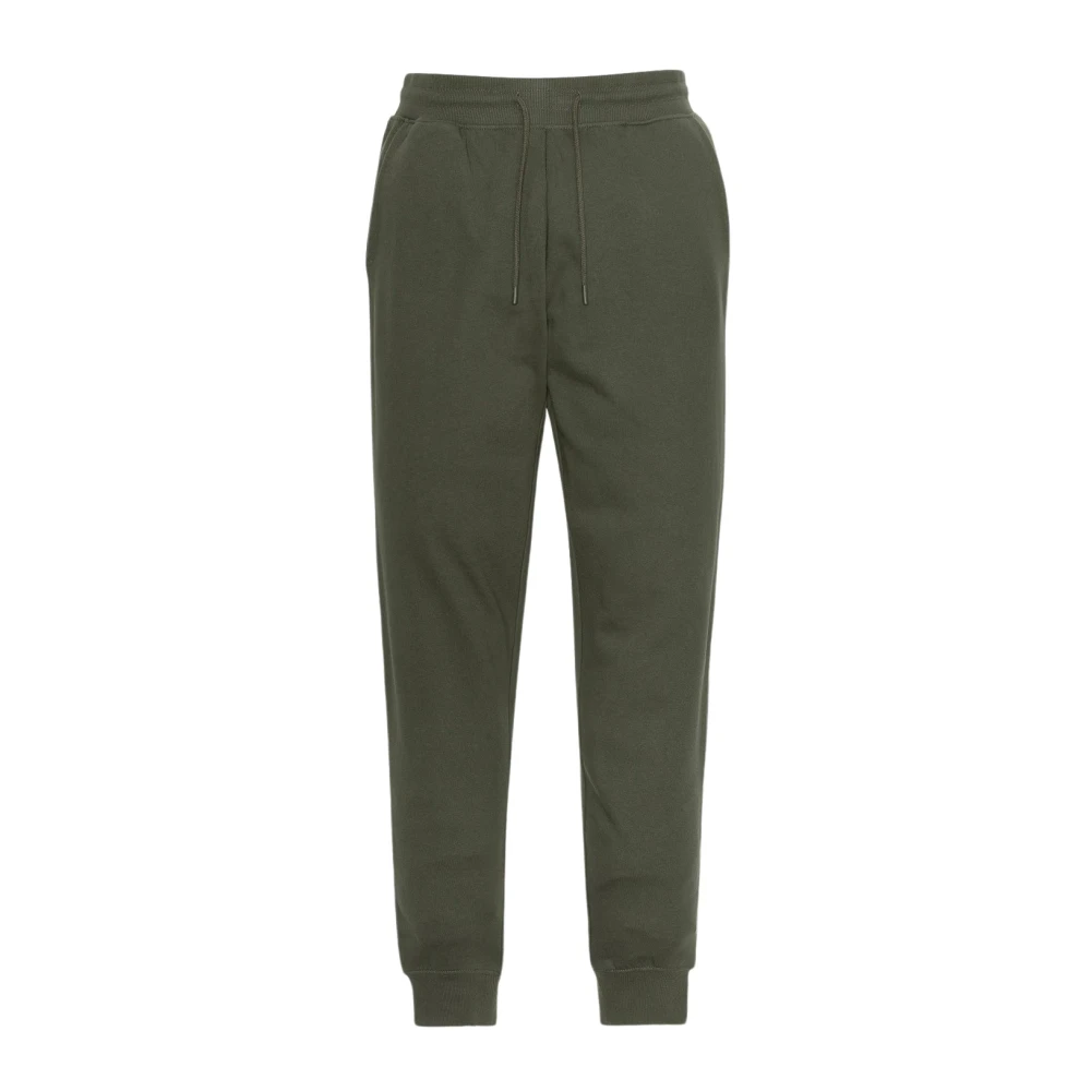 Schott NYC Groene Jogger Broek met Patch Logo Green Heren