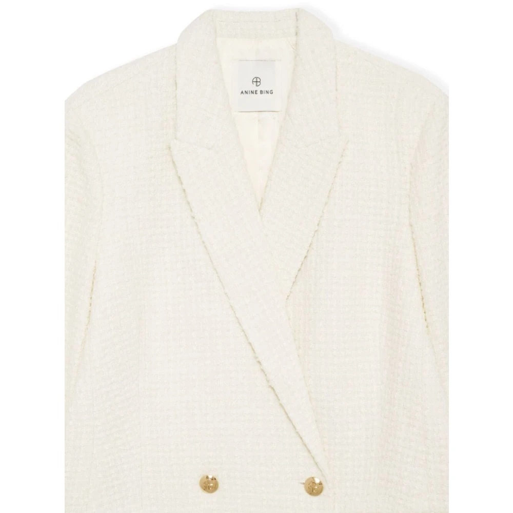 Anine Bing Jasmine Blazer White Dames