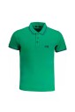 polo-en-coton-vert-coupe-classique