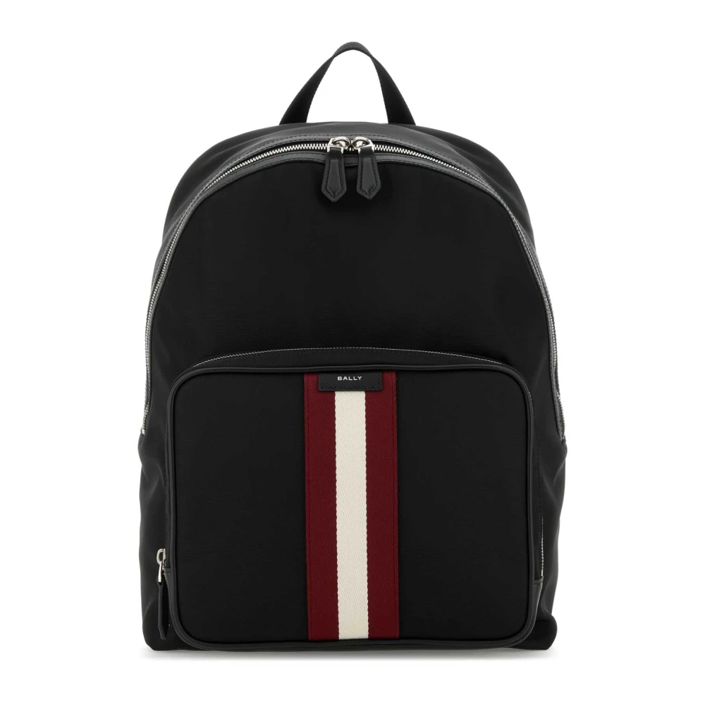 Bally Canvas rugzak Black Heren