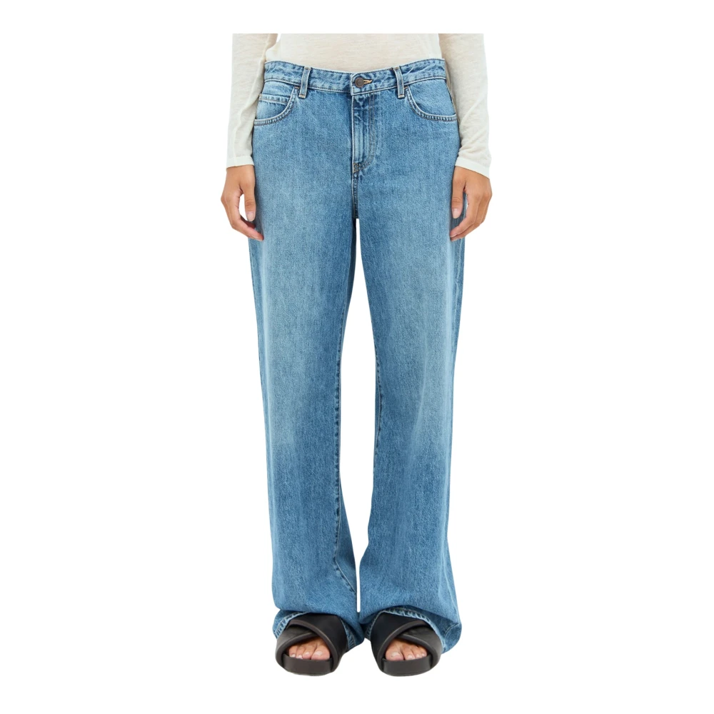 The Row Wijde Jeans Made in Italy Blue Dames