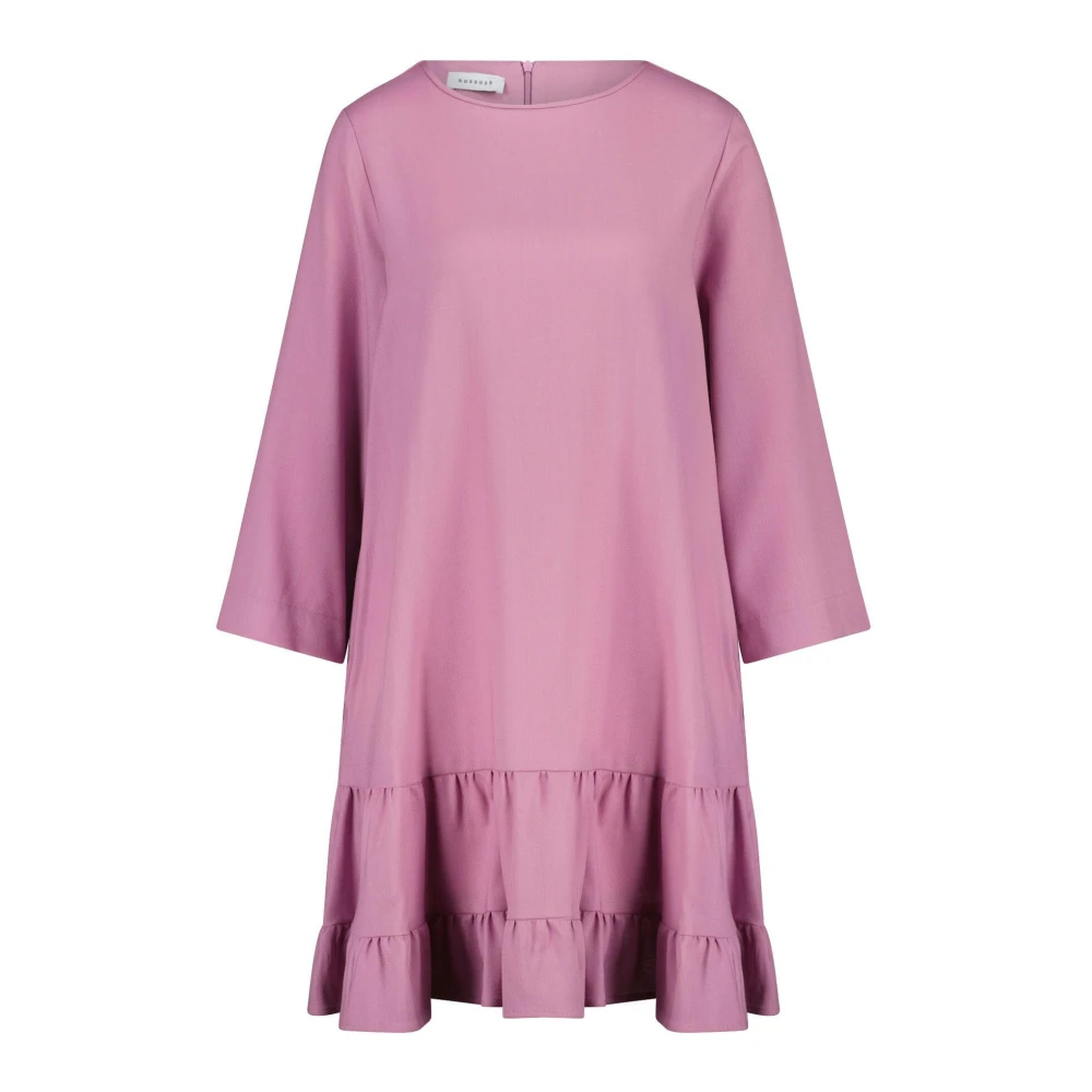 Rosso35 Wollen Midi Jurk Italië Pink Dames