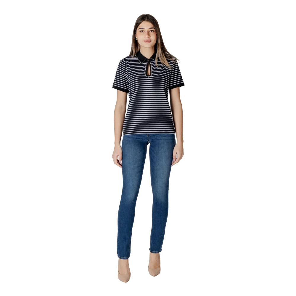 Liu Jo Korte Mouw T-shirt Katoenmix Collectie Multicolor Dames
