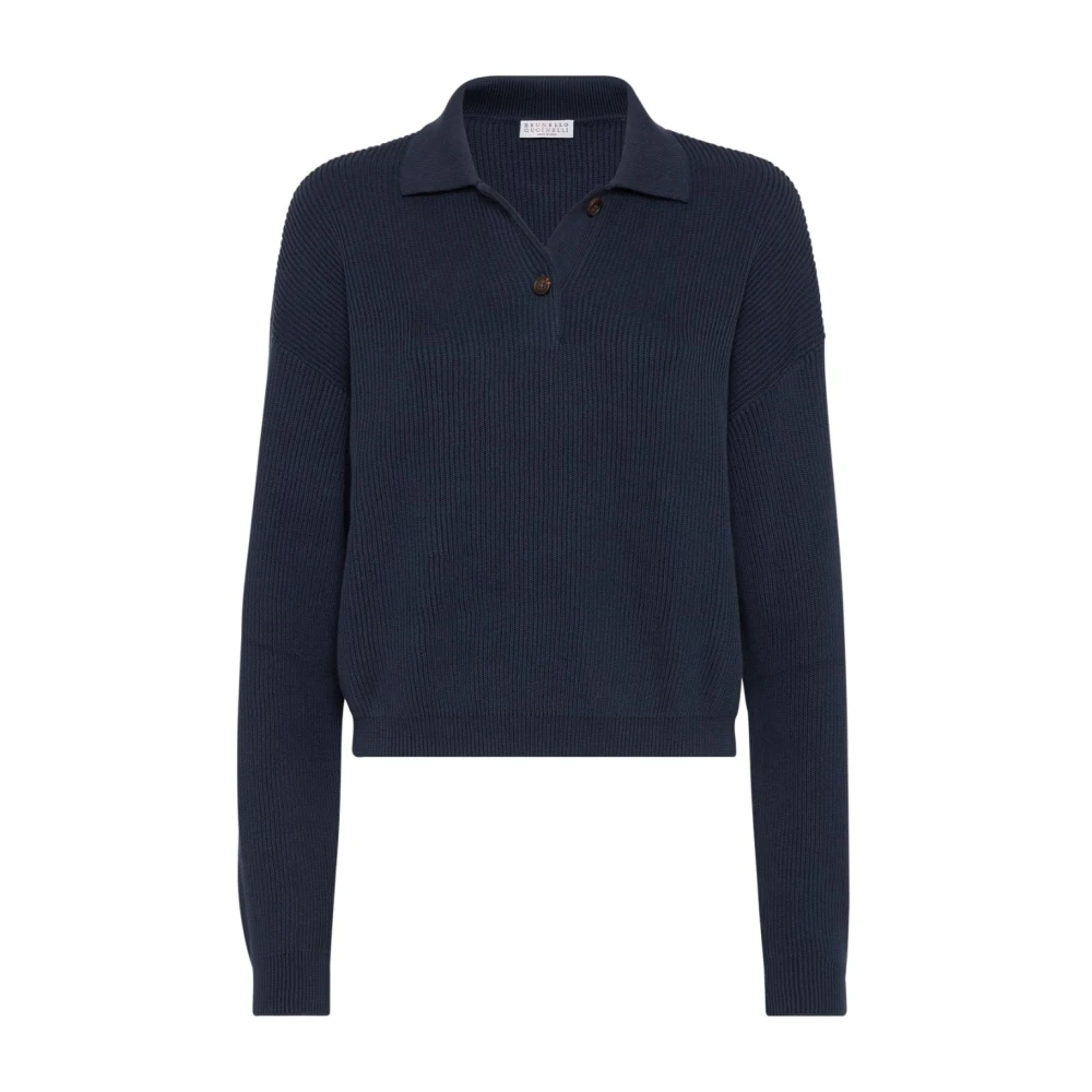 BRUNELLO CUCINELLI Luxe Truien Collectie Blue Dames