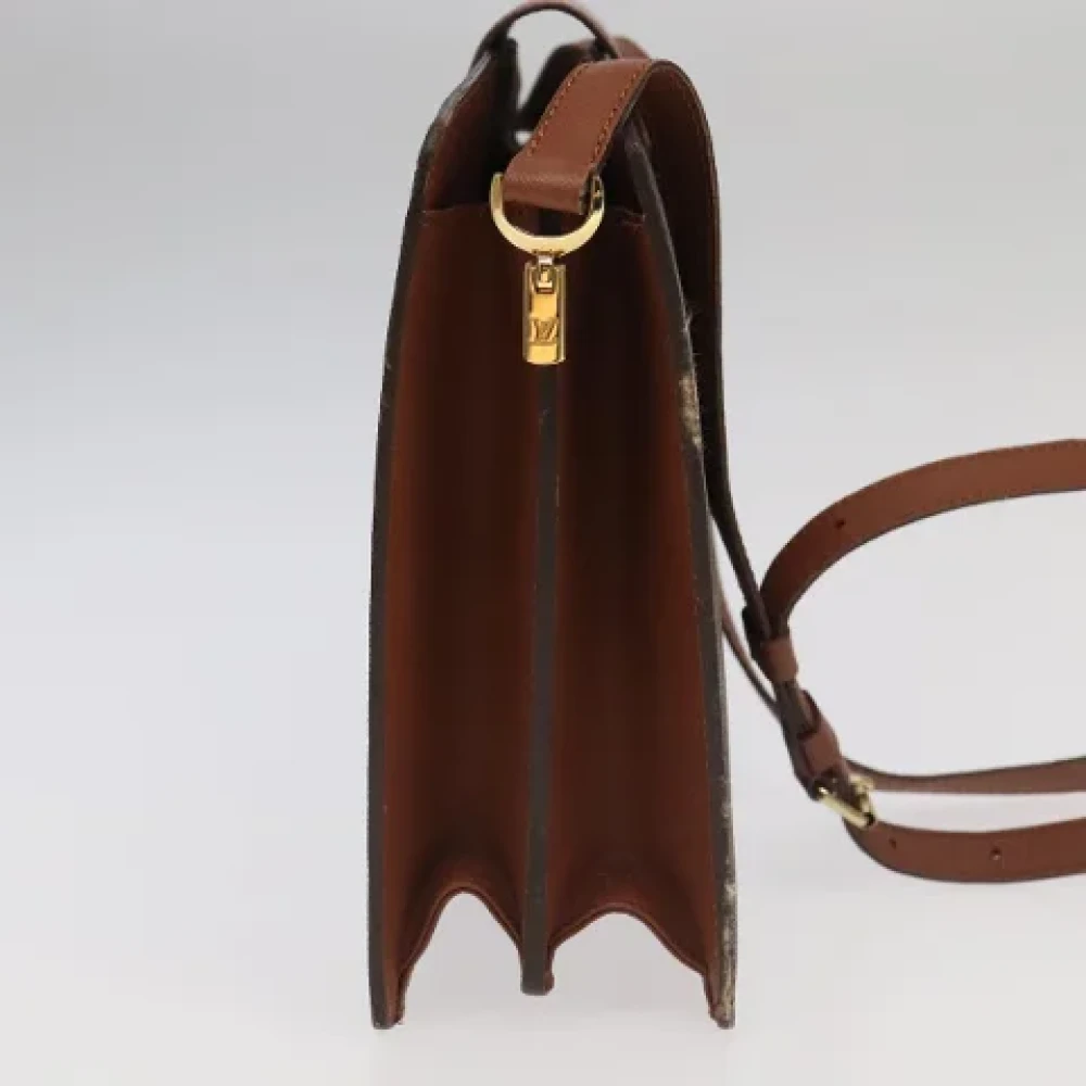 Louis Vuitton Vintage Pre-owned Canvas shoulder-bags Brown Dames