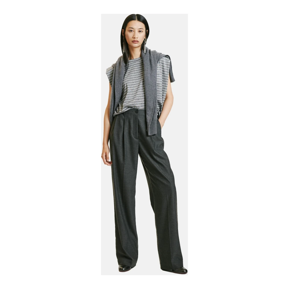 Momoni Broek met Chevron Patroon Green Dames