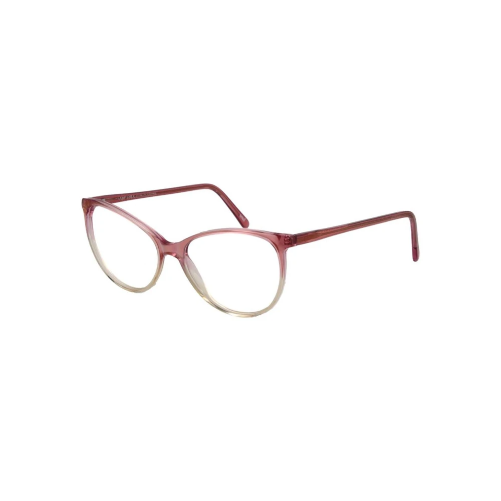 Andy Wolf Unisex Pink Glasses, One Size, Cat Eye Optical Frames