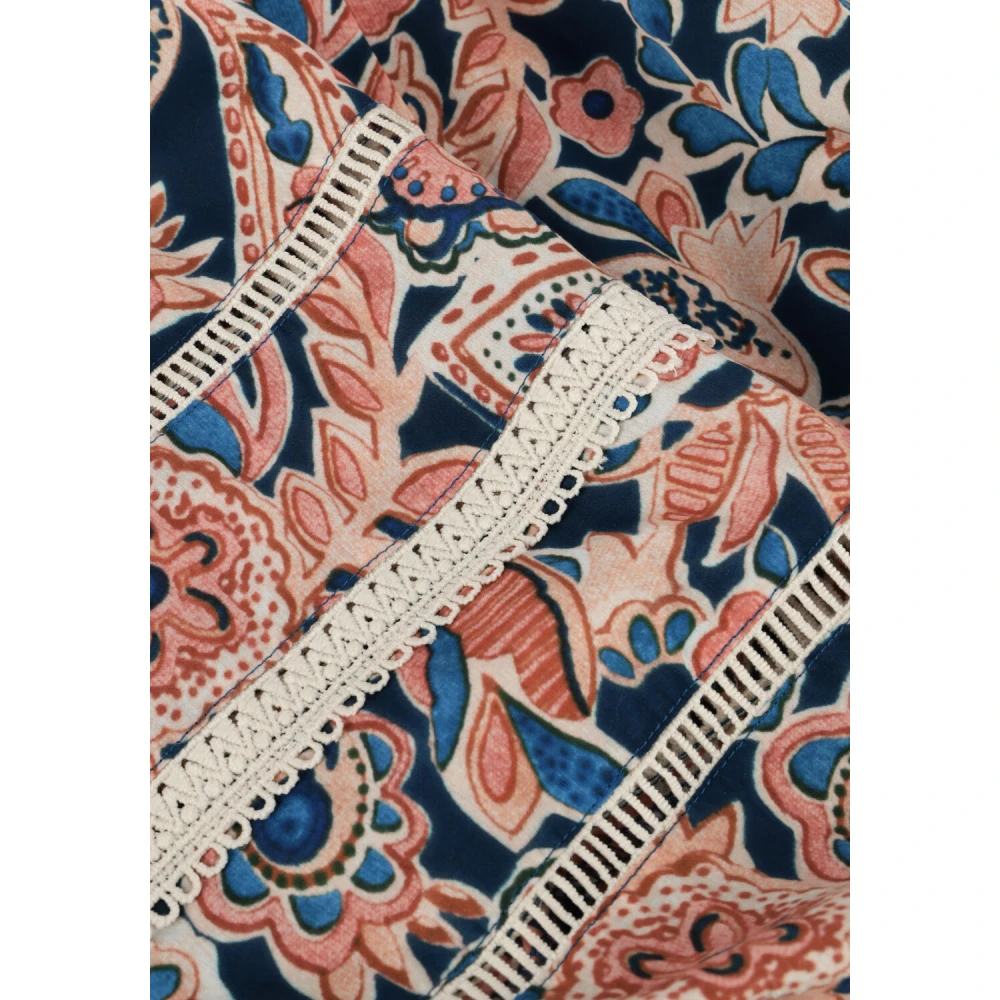 Dea Kudibal Navy Blue Maxi Jurk Elina Multicolor Dames