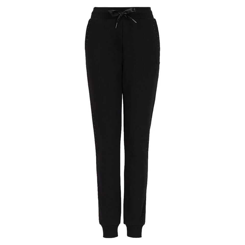 Armani Exchange Damen Schwarz Hosen, K, Lgröße:
