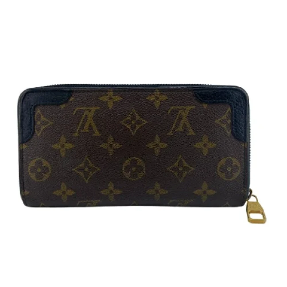 Louis Vuitton Vintage Pre-owned Canvas wallets Black Dames