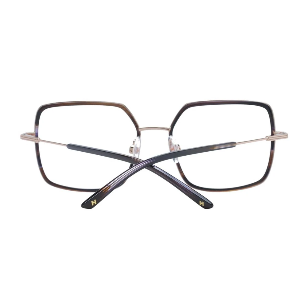 Ana Hickmann Bruine Metalen Vierkante Optische Frames voor Vrouwen Brown Dames