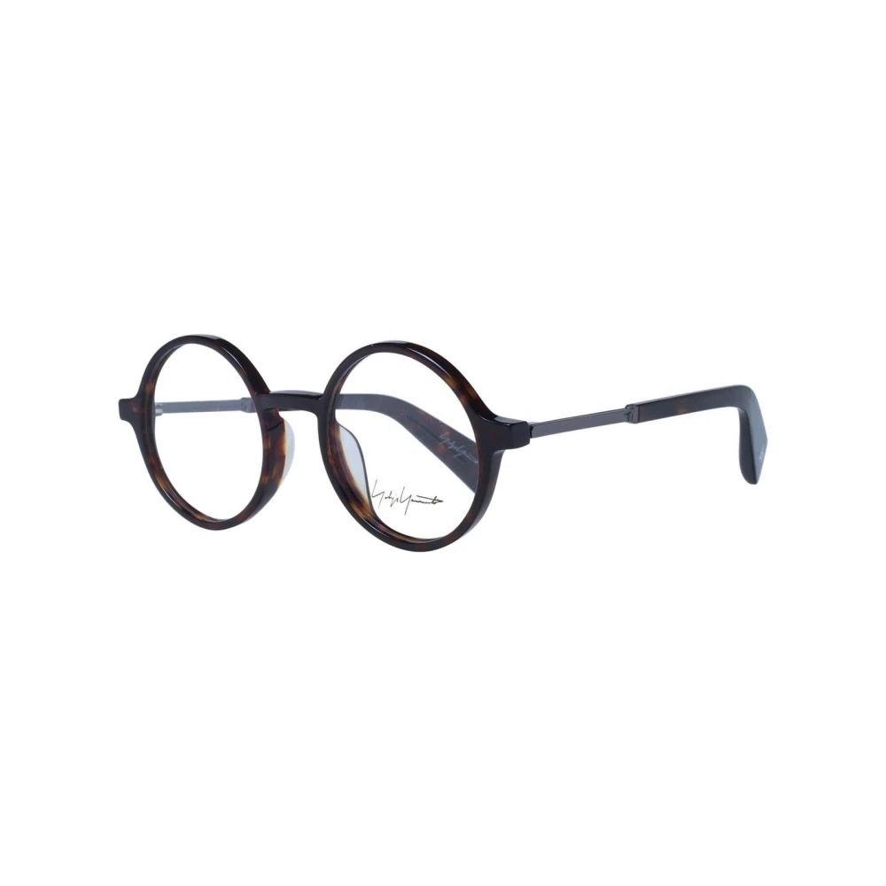 Yohji Yamamoto Unisex Brown Panto Optical Frames