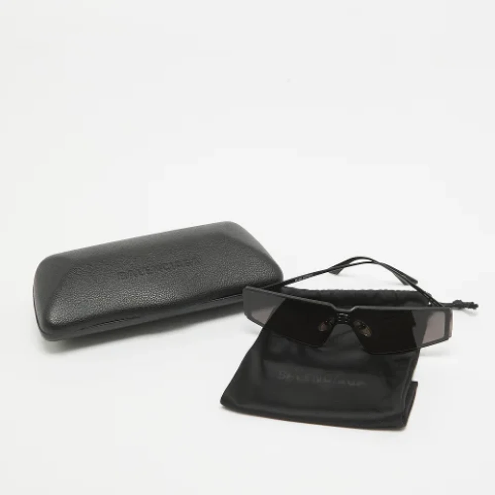 Balenciaga Vintage Pre-owned Metal sunglasses Black Dames