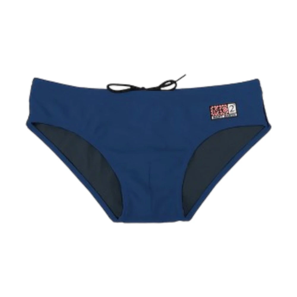 Mc2 Saint Barth Men's Blue Slip - Beachwear - M - Swimwear