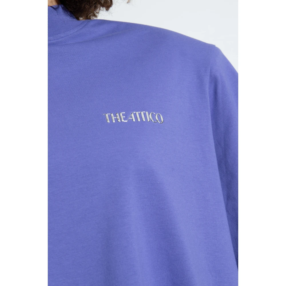 The Attico Kille T-shirt Purple Dames