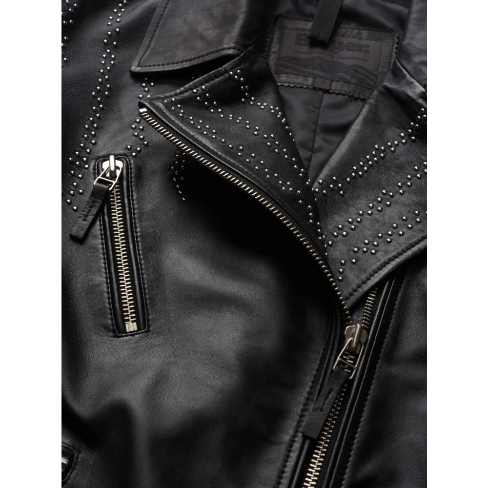 Blauer Leather Jackets Black Dames