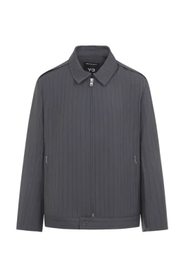 Pinstripe Refined Wool UT Blouson