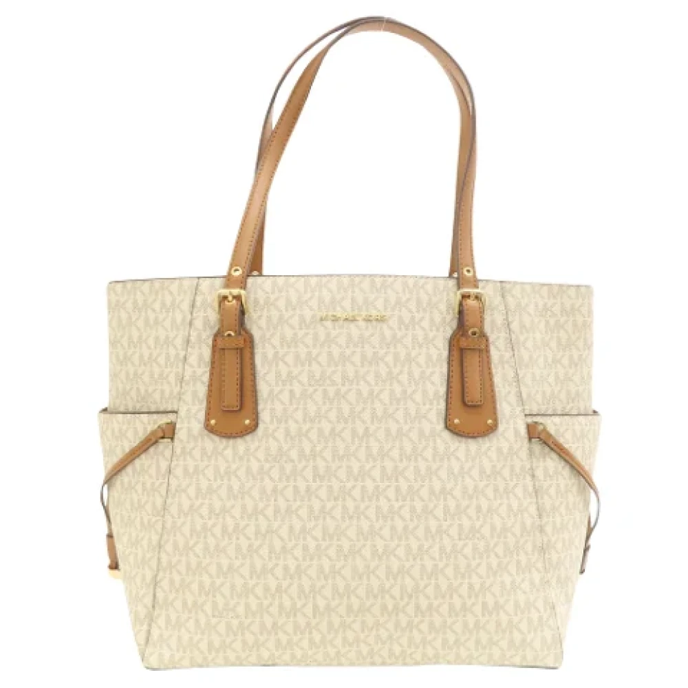 Michael Kors Pre-owned Canvas totes Beige Dames