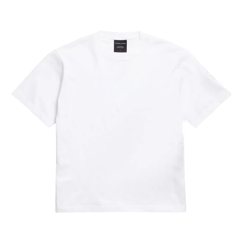 Canada Goose Men's White T-Shirts, M, Novo T-Shirt