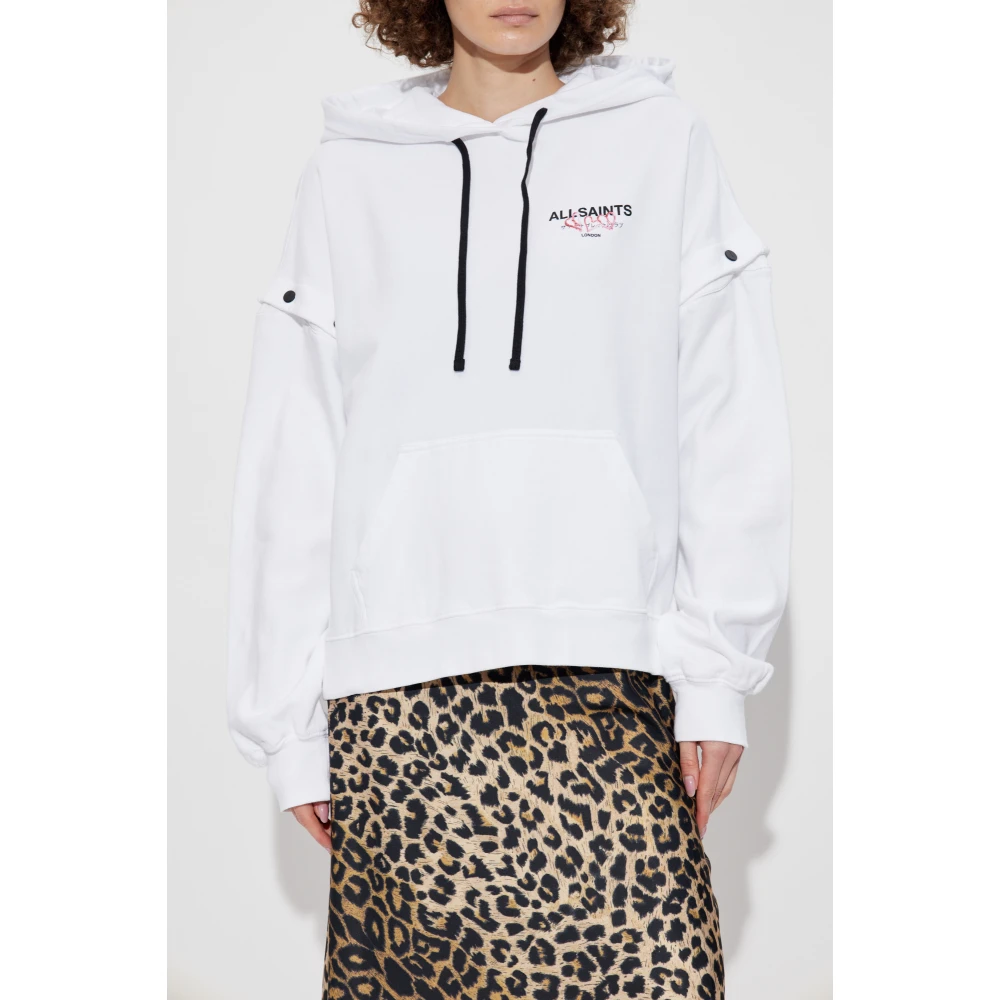 AllSaints Amore Sweatshirt White Dames