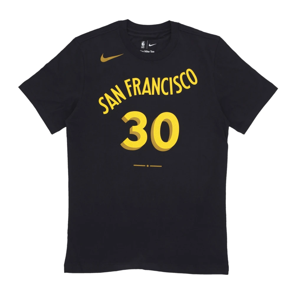 Nike Stephen Curry NBA City Tee Black Heren