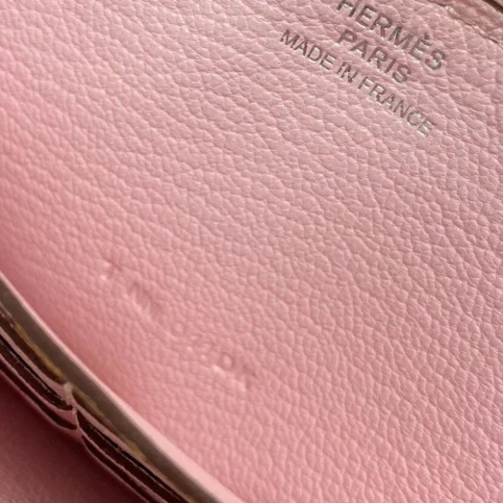 Hermès Vintage Pre-owned Leather wallets Pink Dames