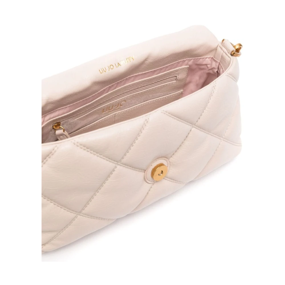 Liu Jo Gewatteerde Beige Schoudertas Beige Dames