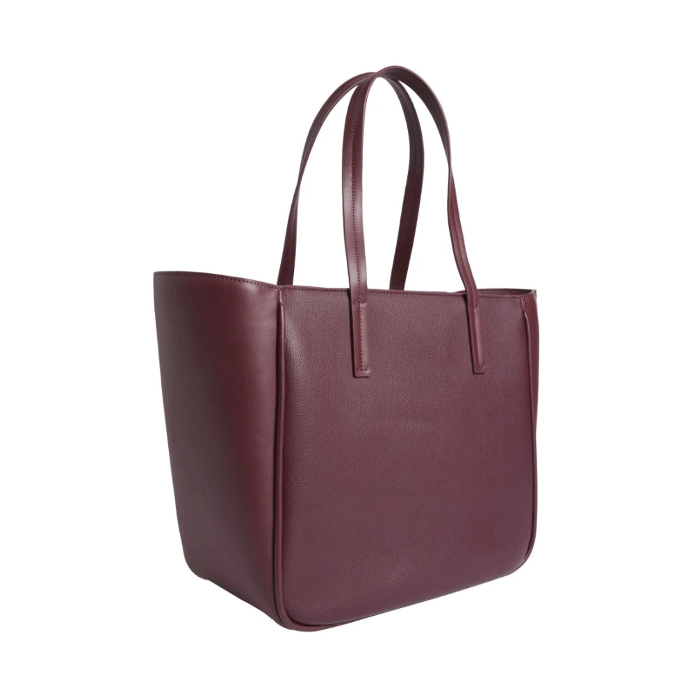Calvin Klein Rode Medium Shopper Handtas Red Dames
