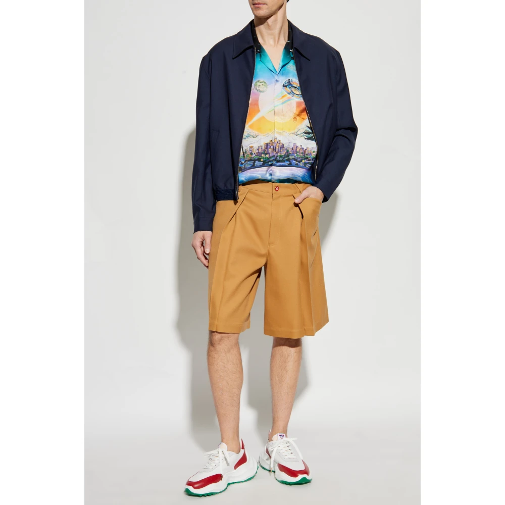 Casablanca Wollen shorts Beige Heren