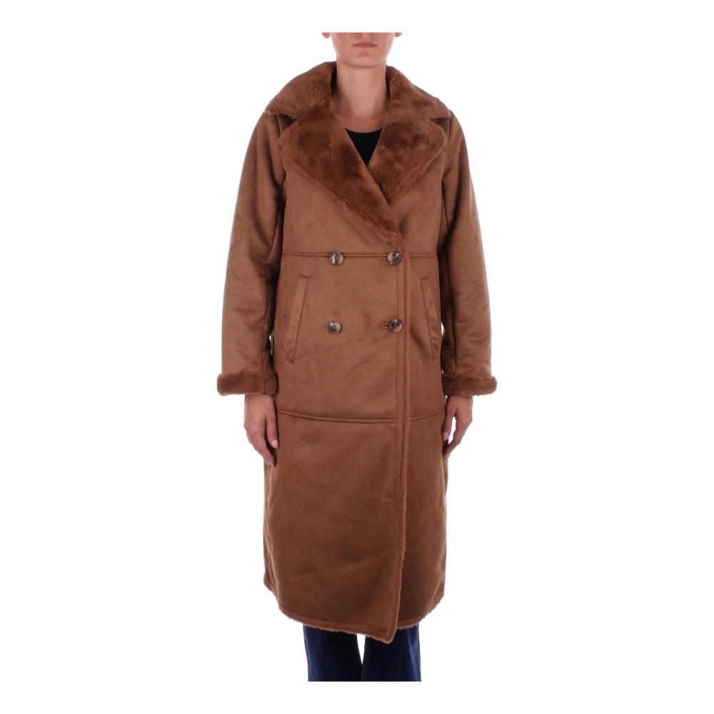 Ralph Lauren Eco-suède jas Brown Dames