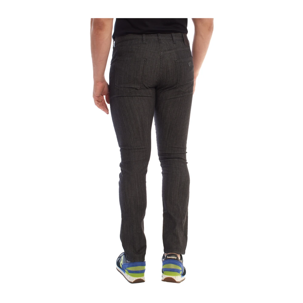 Emporio Armani Moderne Vijf-Pocket Broek Black Heren