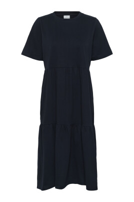 zwart-diep-jurk-met-ruche-rok
