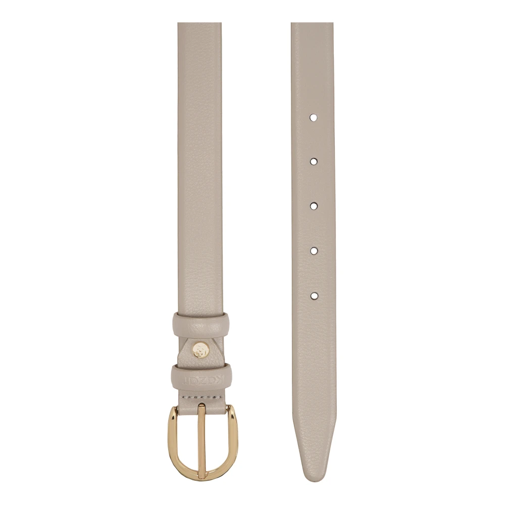 Kazar Grijze leren riem Gray Dames