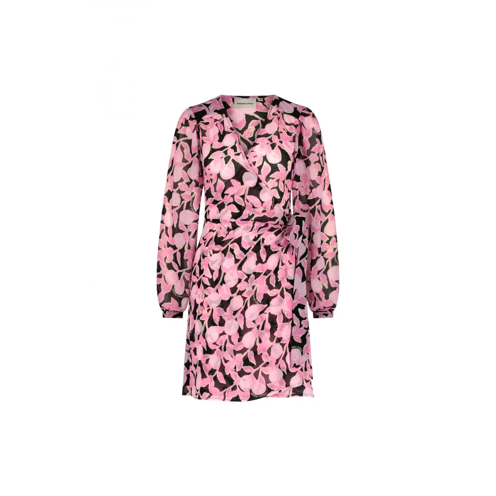 Fabienne Chapot Bloemen Wrap Jurk Pink Dames