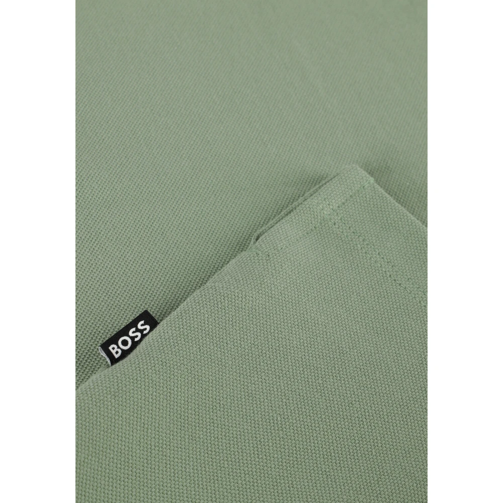 Boss Black Groene Katoenen Polo & T-shirts Pallas Green Heren