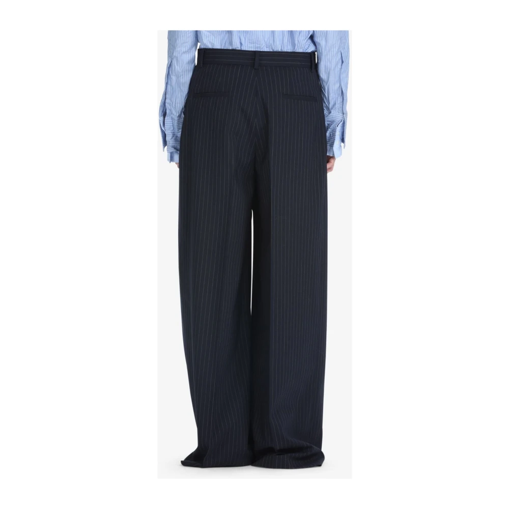 N21 Blauwe op maat gemaakte wijde broek Blue Dames