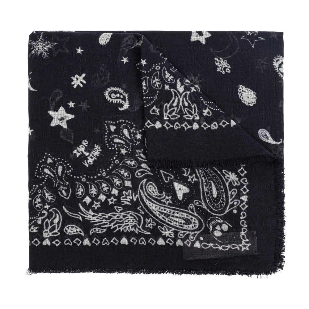 Zadig & Voltaire Sjaal Maddie Black Dames