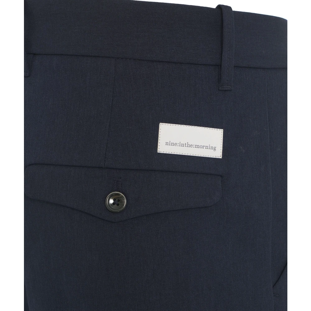 Nine In The Morning Blauwe Broek Aw24 Model Mannen Blue Heren