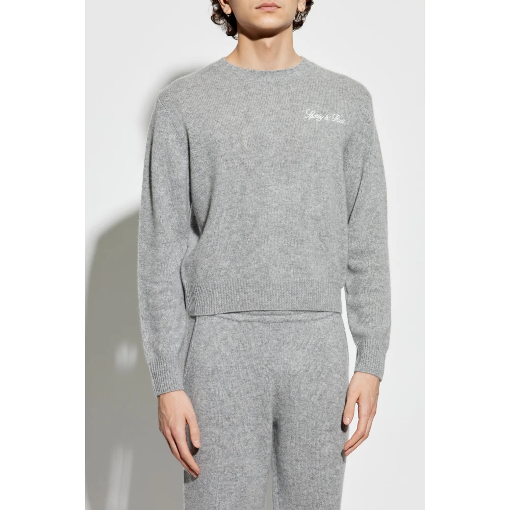 Sporty & Rich Trui uit de Paris Drop collectie Gray Heren