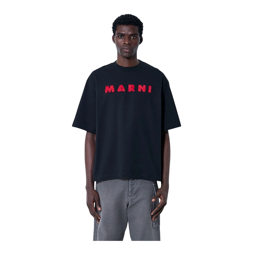 Marni - Tops > T-Shirts - Black - Marni - Modalova