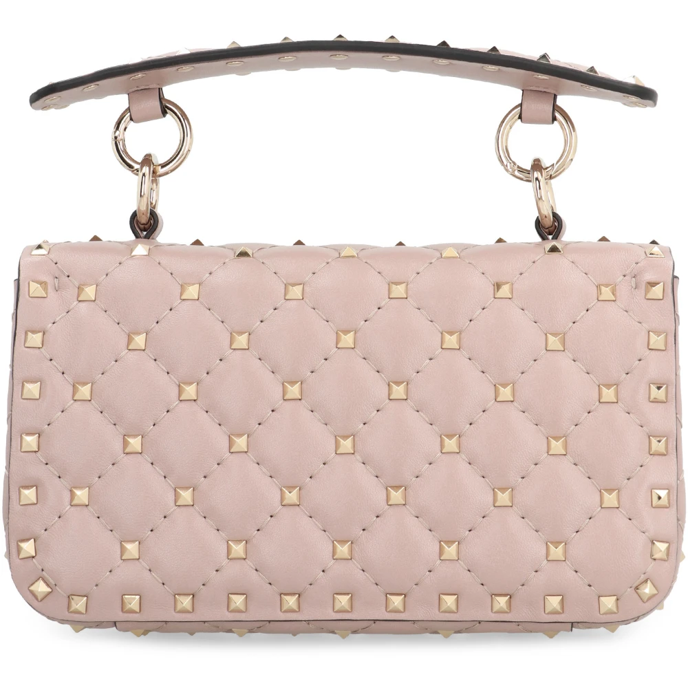 Valentino Spike Rockstud Leren Handtas Pink Dames