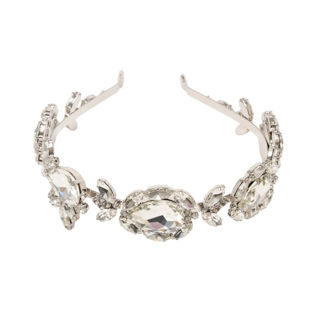 Self Portrait Mujer Gris - Diadema De Cristales Múltiples - Accessories - One Size
