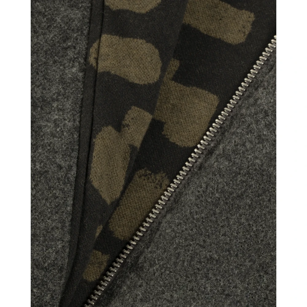 Giorgio Brato Verweerde Japanse Nylon Bomber Jas Gray Heren