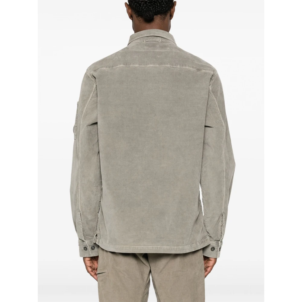 C.P. Company Regular Fit Jas Gray Heren